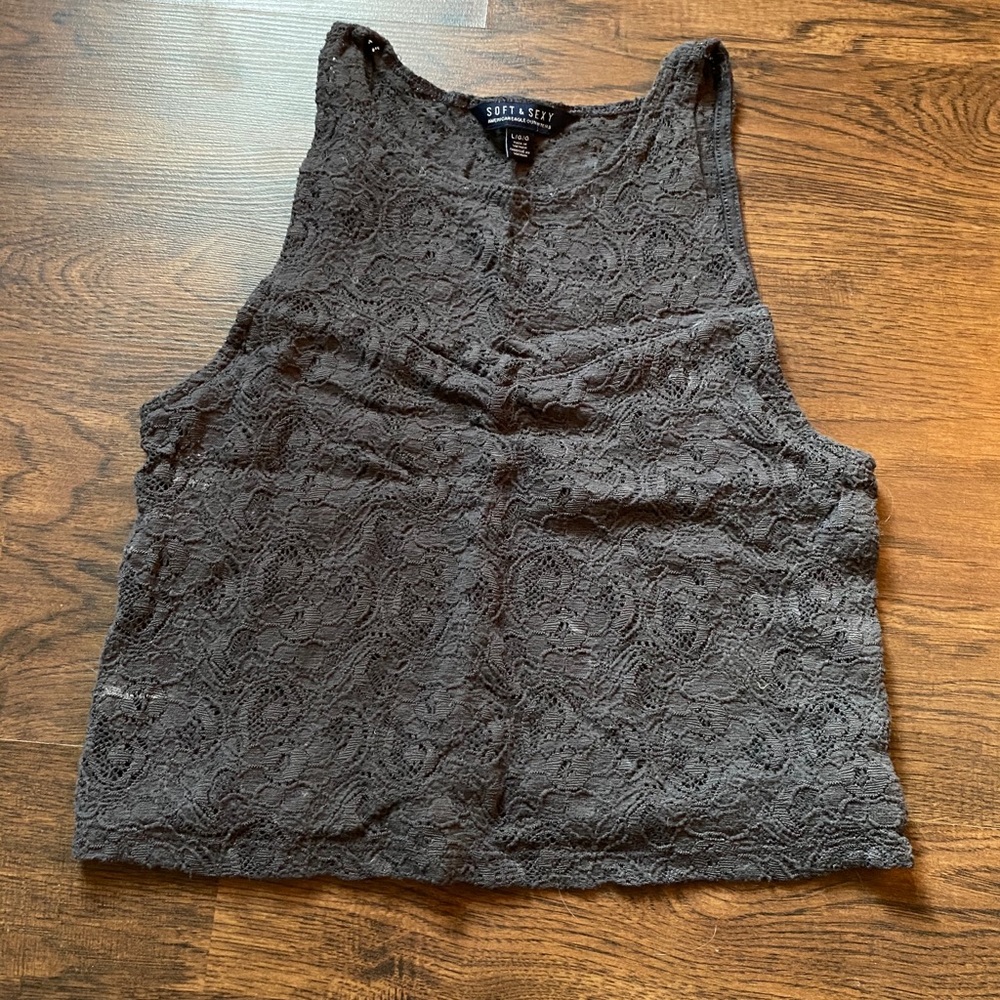 American Eagle Halter Crop Top